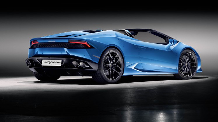 De Lamborghini Huracan LP 610-4 Spyder gaat los op IAA Frankfurt.