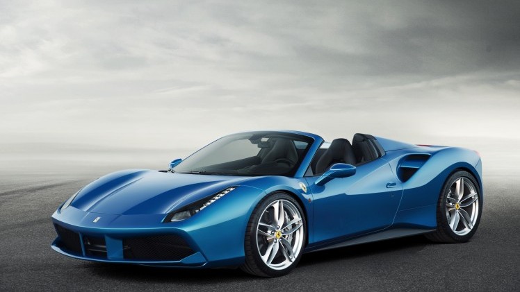 Ferrari 488 ook als Spider.