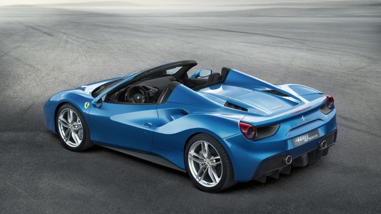 Ferrari 488 ook als Spider.