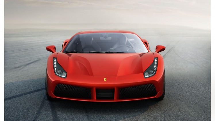Nieuwe Ferrari 488GTB debuut met V8-turbo op Autosalon van Genve 2015.
