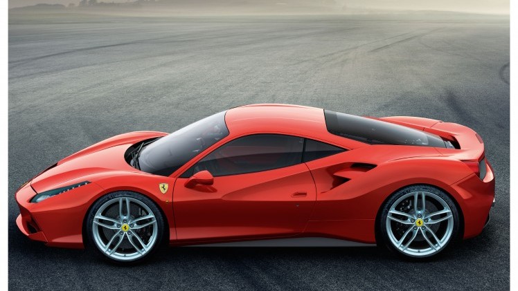 Nieuwe Ferrari 488GTB debuut met V8-turbo op Autosalon van Genve 2015.