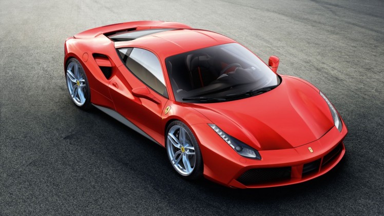 Nieuwe Ferrari 488GTB debuut met V8-turbo op Autosalon van Genve 2015.