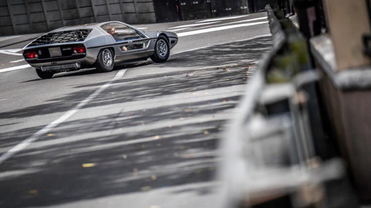 Prins Albert maakte afgelopen weekend een ererondjes met de bijzondere Lamborghini Marzal uit 1967 op het stratencircuit van Monaco.