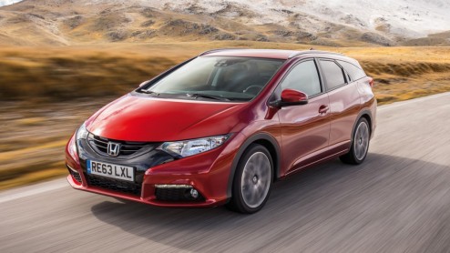Autotest Honda Civic Tourer 1.6 i-DTEC, die in februari 2014 op de markt komt.