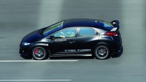 De Honda Civic Type R komt in 2015 op de markt met een 2.0 liter turbomotor met 280 pk.