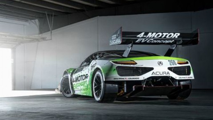 Honda NSX EV Concept. Pikes Peak International Hill Climb