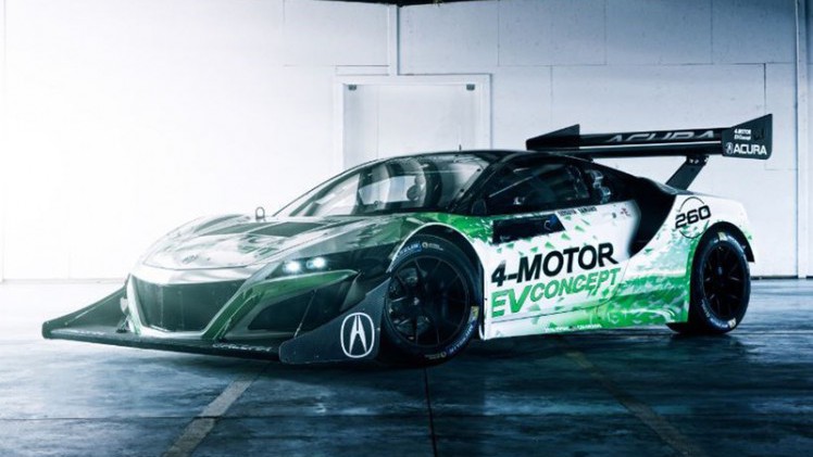 Honda NSX EV Concept. Pikes Peak International Hill Climb