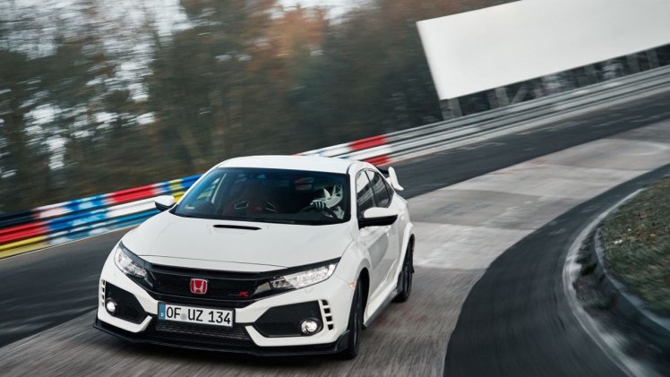Honda zette een nieuwe recordtijd op de Nrburgring met de nieuwe Civic Type-R.