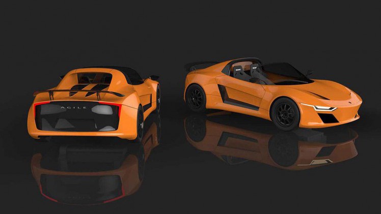 De Deense start-up Agile Automotive heeft een spannende roadster ontworpen met een ultralaag gewicht en zeer sterke motor.