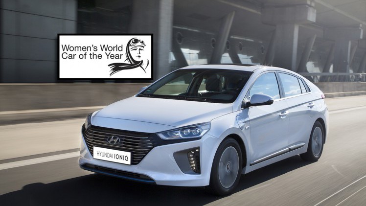 De nieuwe Hyundai Ioniq is uitgeroepen tot Women's World Car of the Year.