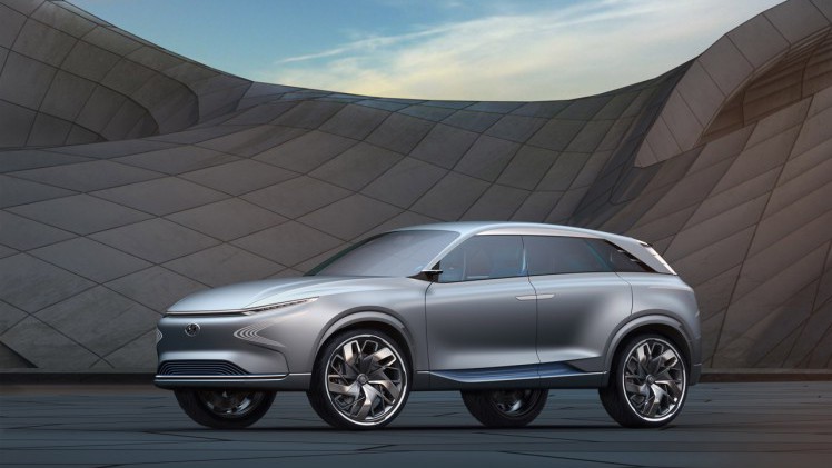 Hyundai laat op 8 en 9 december op het Energy Island congres de FE Fuel Cell concept zien.