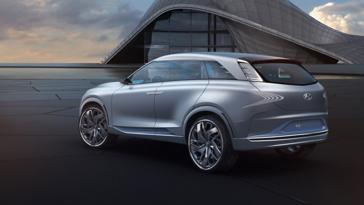 Hyundai laat op 8 en 9 december op het Energy Island congres de FE Fuel Cell concept zien.
