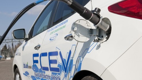 Hyundai ix35 FCEV op waterstof wordt eind augustus in Nederland uitgeleverd.