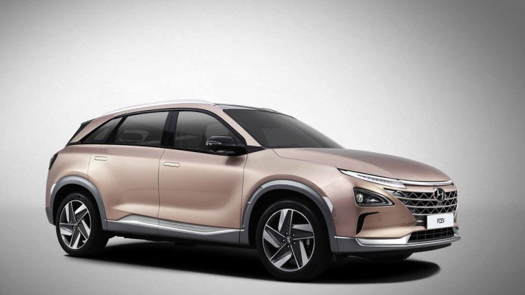 Hyundai geeft zijn nieuwe auto met een brandstofcel op 8 januari een naam.