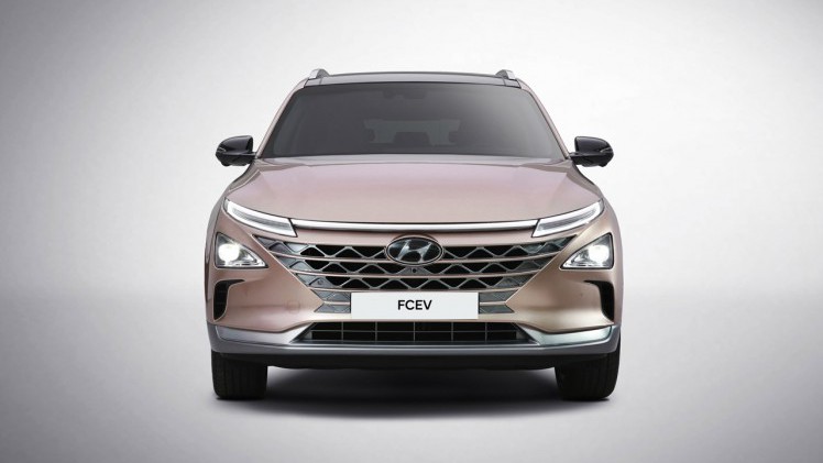 Hyundai geeft zijn nieuwe auto met een brandstofcel op 8 januari een naam.