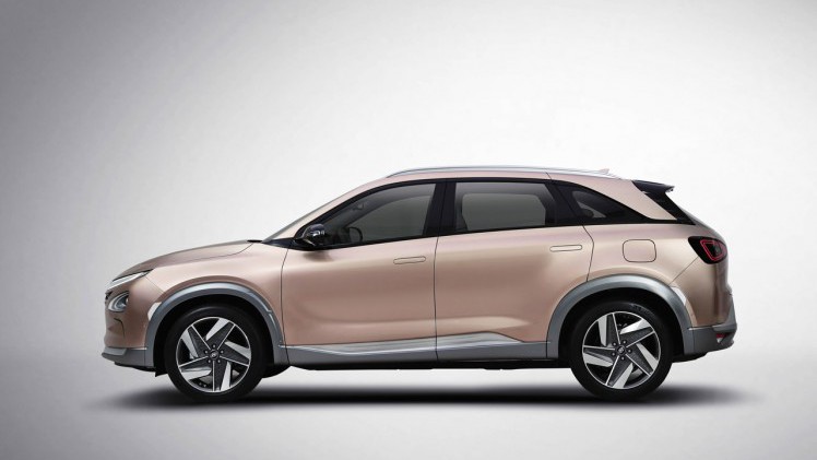 Hyundai geeft zijn nieuwe auto met een brandstofcel op 8 januari een naam.
