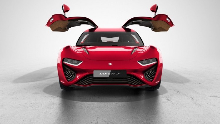 Quant F is elektrische supercar sedan met 1090 pk en 800 km actieradius. Zijn debuut staat gepland op de Autosalon van Genve.