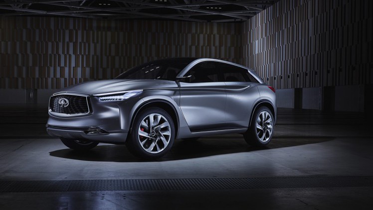 Infiniti presenteert QX Sport Inspiration als voorbode van de QX50, die zijn leven begon als Infiniti EX SUV.