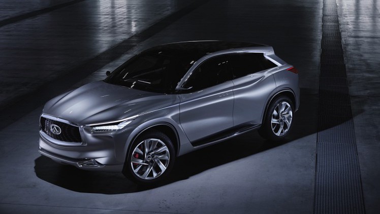 Infiniti presenteert QX Sport Inspiration als voorbode van de QX50, die zijn leven begon als Infiniti EX SUV.