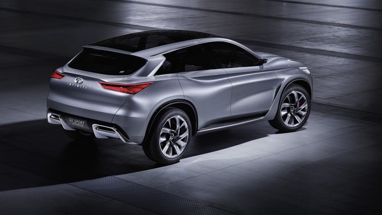Infiniti presenteert QX Sport Inspiration als voorbode van de QX50, die zijn leven begon als Infiniti EX SUV.