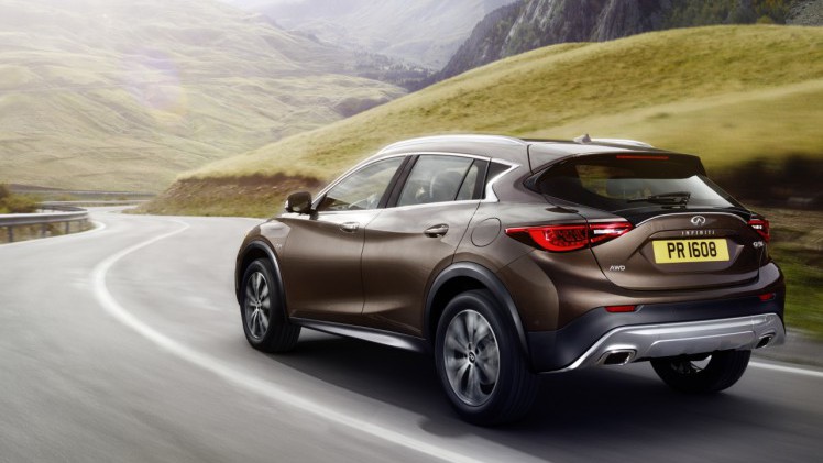 Infiniti introduceert QX30, een crossover op basis van de Q30. De stoere versie is nu onthuld op de Los Angeles Motor Show.