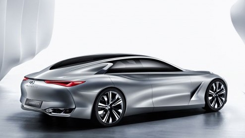 Eerder deze week schreven we over de toekomstplannen van Infiniti. De toekomst is dichterbij dan verwacht, want nu al toont Infiniti een teaserfoto van de vierdeurscoup, genaamd Q80 Inspiration.