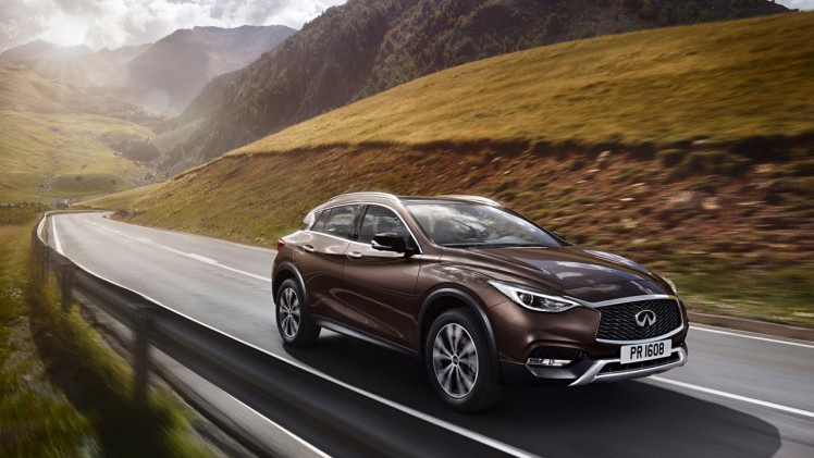Infiniti QX30 naar Nederland met 2.2d AWD en DCT-7 automaat. Het betreft een hoger staande Q30 voorzien van meer offroad looks.