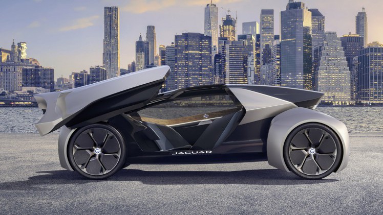 Jaguar lanceert de Future-Type een concept voor 2040.
