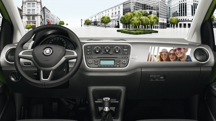 Skoda dashboardsticker voor Citigo, Rapid of Fabia is online bestelbaar.