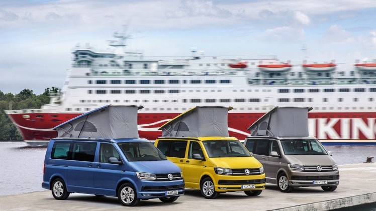 Kamperen met Volkswagen California in drie smaken: Beach, Ocean, Coast.