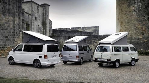 Volkswagen verhuurt Tramper en California voor vakanties via Camper Centrum Nederland.