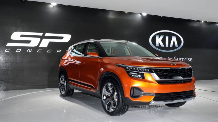 Kia onthulde in India de SP Concept, een prototype van een auto die het merk lokaal wil gaan bouwen.