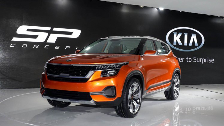 Kia onthulde in India de SP Concept, een prototype van een auto die het merk lokaal wil gaan bouwen.