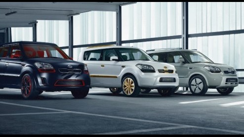 Kia showt met drie Soul conceptautos vandaag een geheel nieuwe fun-kant van het merk. De Diva, Burner en Searcher zijn van de partij. Ook worden in Zwitserland twee eco_ceed conceptautos getoond,
