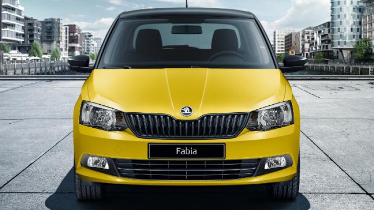 Skoda Fabia extra kleurrijk met het ColourConcept pakket, alleen beschikbaar op de Fabia hatchback.