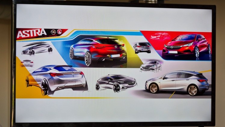 De nieuwe Opel Astra is kleiner, lichter en van binnen toch ruimer dan zijn voorganger. In Amersfoort mochten we al kort even kennismaken met de nieuwe Astra.