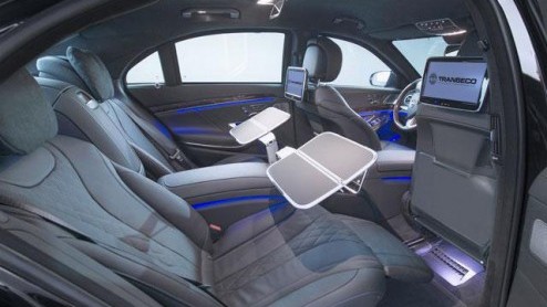 Wie niet kan wachten op de gepantserde Mercedes-Benz S-klasse Guard kan bij Transeco aankloppen. De Duitse fabrikant voorziet de S 500L met alle plezier van een kogelvrijvest.