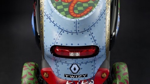Kunstzinnige Renault Twizy wordt geveild voor KiKa en staat alvast op Masters of LXRY.