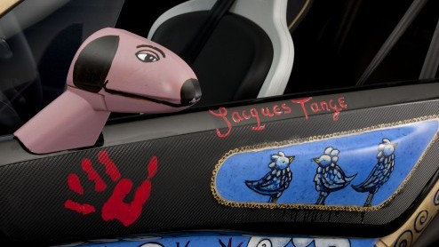 Kunstzinnige Renault Twizy wordt geveild voor KiKa en staat alvast op Masters of LXRY.