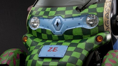 Kunstzinnige Renault Twizy wordt geveild voor KiKa en staat alvast op Masters of LXRY.