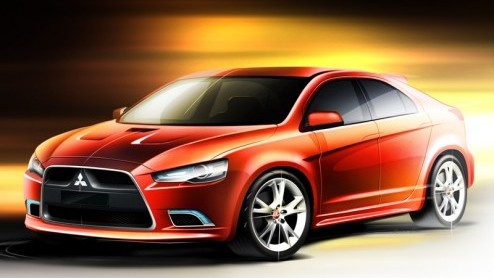 Mitsubishi is met de introductie van de Lancer bezig met een inhaalslag. Het merk laat er geen gras over groeien en komt met deze oranje Prototype S, een sportieve hatchbackvariant van de nieuwe midde