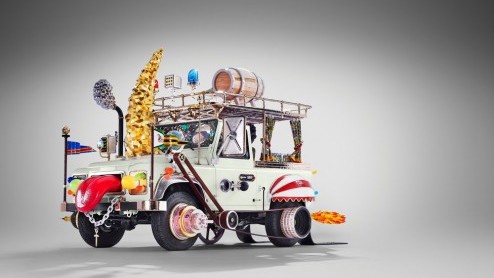 Land Rover Defender by Studio Job is voorbode voor tweede model in 2014, de Evoque Coup by Studio Job.