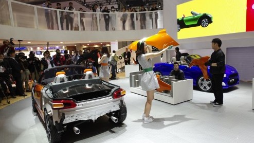 Daihatsu Kopen in Tokio op Motor Show.