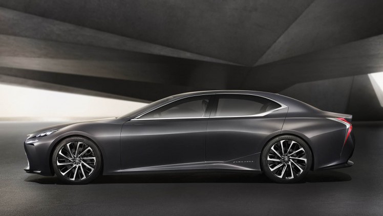 De Lexus LF-FC concept car is de LS-limousine van de toekomst, met het design van een Gran Turismo en vooruitstrevende techniek zoals waterstof, de brandstofcel, CFRP en bediening met handgebaren.