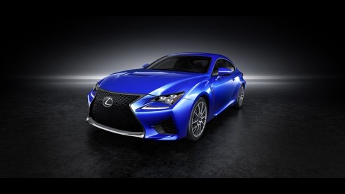 Lexus RC F 5.0 V8 alvast losgeslagen voor Detroit Auto Show 2014.