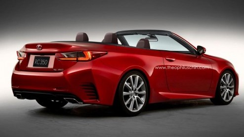 De Lexus RC is nog niet eens officieel aan het grote publiek getoond of er gaan al speculaties over een dakloze versie. Theophiluschin voegt daad bij het woord.