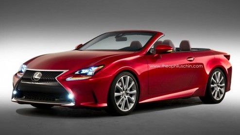 De Lexus RC is nog niet eens officieel aan het grote publiek getoond of er gaan al speculaties over een dakloze versie. Theophiluschin voegt daad bij het woord.