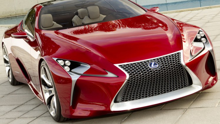 Lexus geeft gas op Detroit Auto Show 2016 met Lexus LF-LC Concept in Detroit.