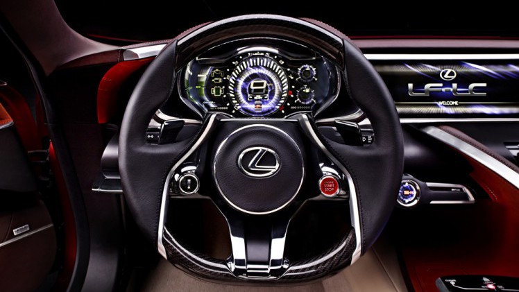 Lexus geeft gas op Detroit Auto Show 2016 met Lexus LF-LC Concept in Detroit.