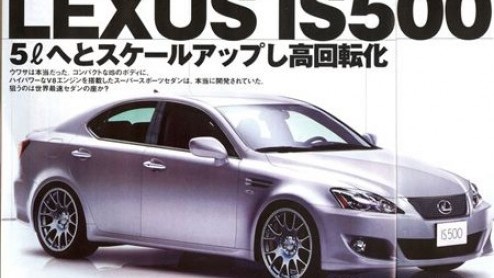 Ok, het zijn niet de allerbeste fotos, maar aan de andere kant krijgen we nu wel een goede indruk van hoe de M en AMG killer van Lexus eruit gaat zien.